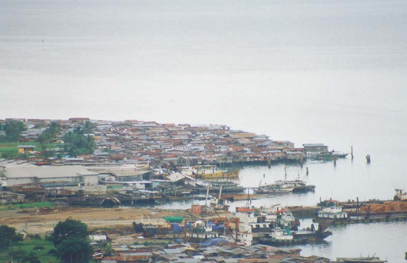 sandakan udsigt fra tempel